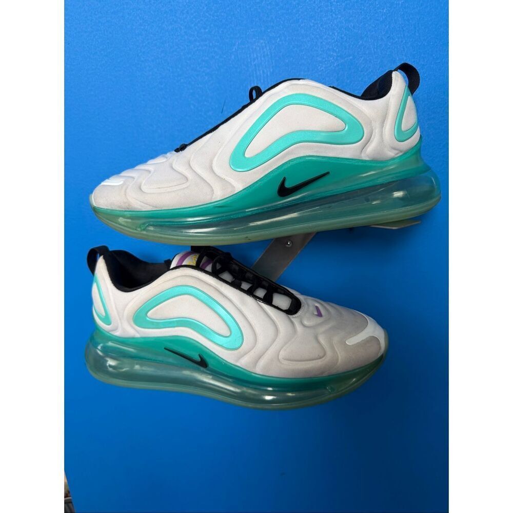 Nike Air Max 720 White Teal Purple Running Shoes AO2924-101 Mens Sz 8.5 Sneaker